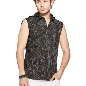 NWT G BY GUESS NORWALK SHORT-SLEEVE SHIRT